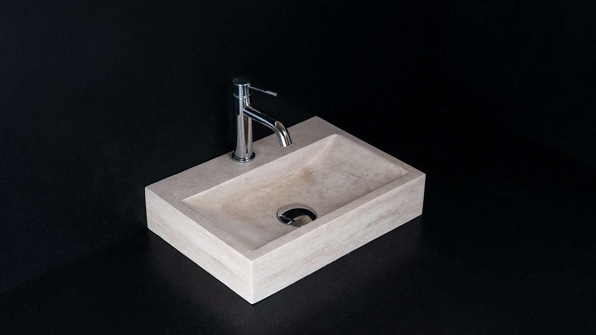 Lavabo Mármol Beige Rectangular 40x30cm