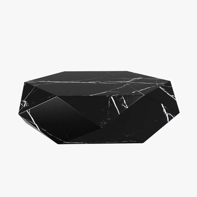 Mesa de Centro Mármol Negro Diamante 120x120x35cm - Oniko Stone