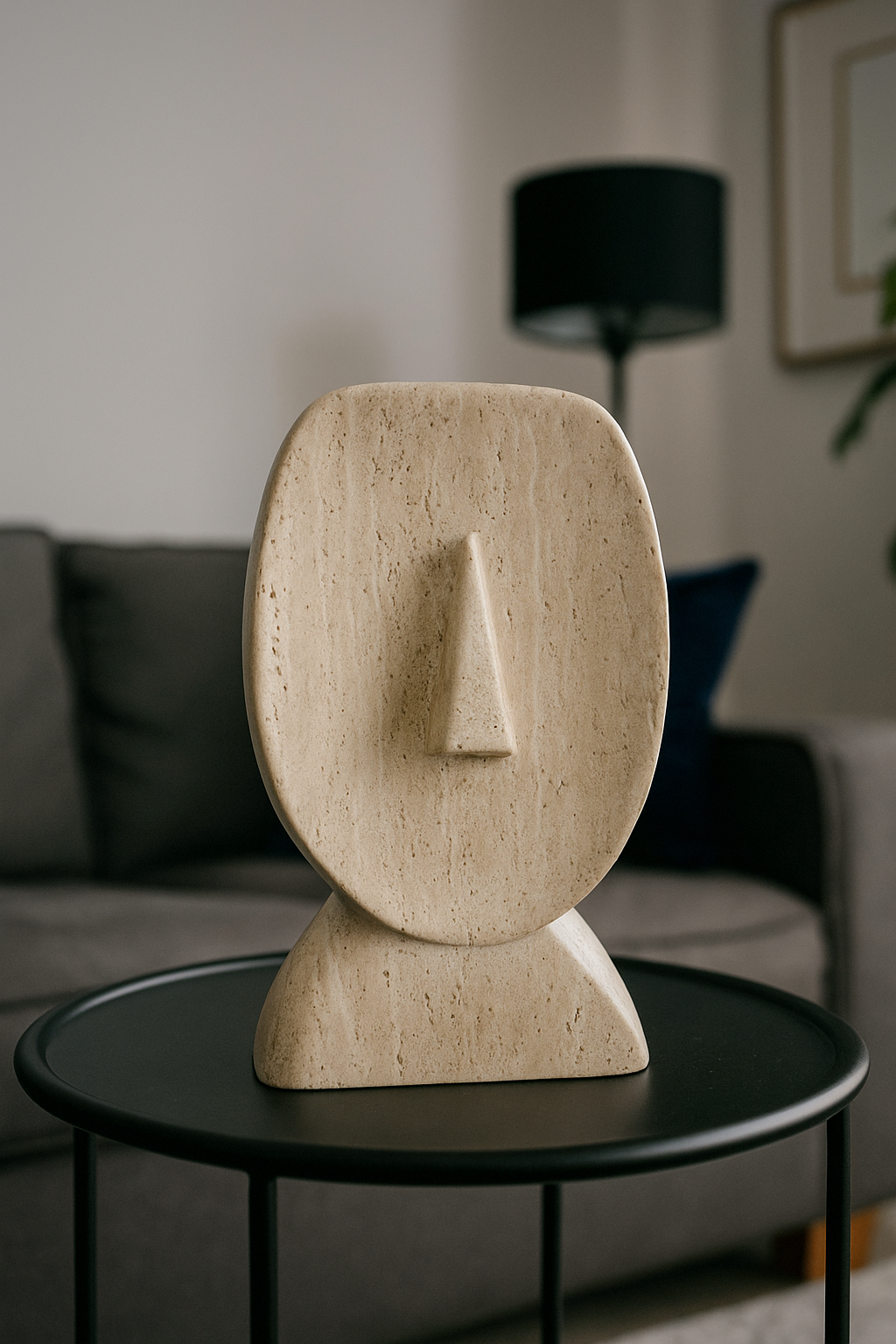 Set de 3 Esculturas Atemporales Rostros Mármol Natural - Oniko Stone