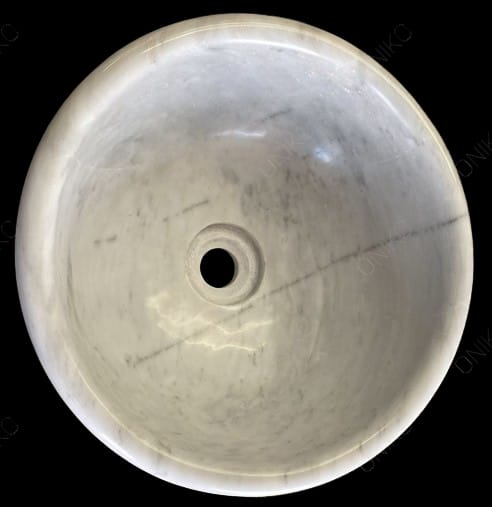 Lavabo Pedestal Mármol Blanco 85x40cm - Oniko Stone