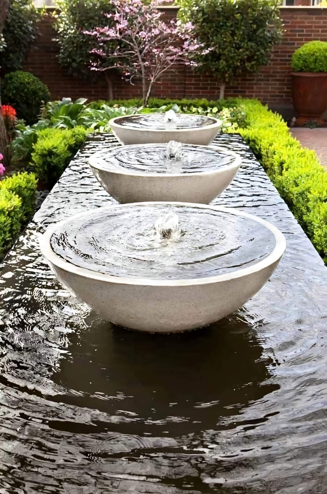Fuente de Mármol Travertino 100x50cm - Oniko Stone