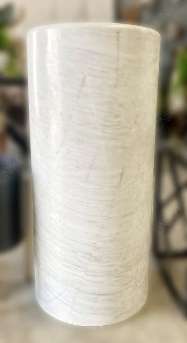 Lavabo Pedestal Mármol Blanco 85x40cm - Oniko Stone