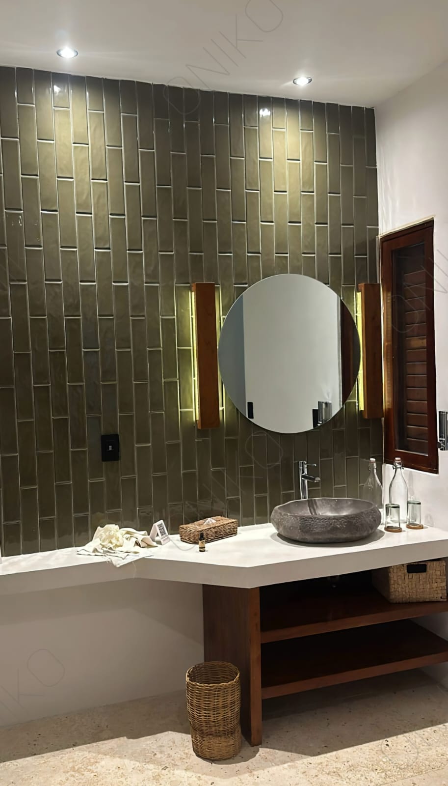 Ovalin Piedra de Rio 45x35x15cm - Oniko Stone