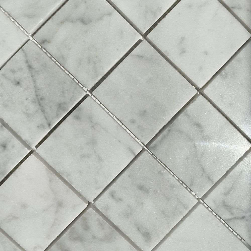 Malla Decorativa Cuadros Mármol Blanco