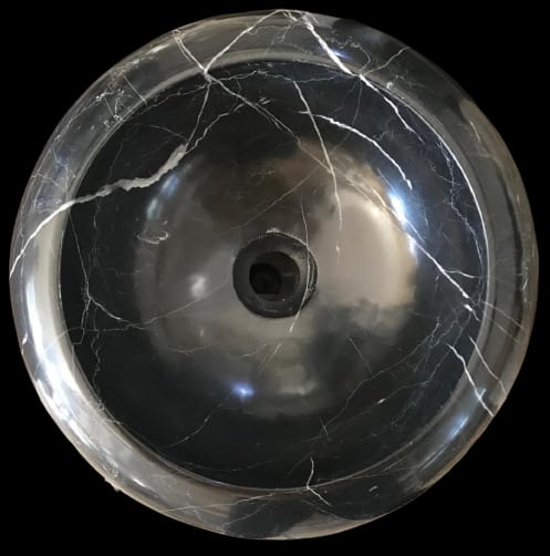 Lavabo Mármol Negro Dona 40cm - Oniko Stone