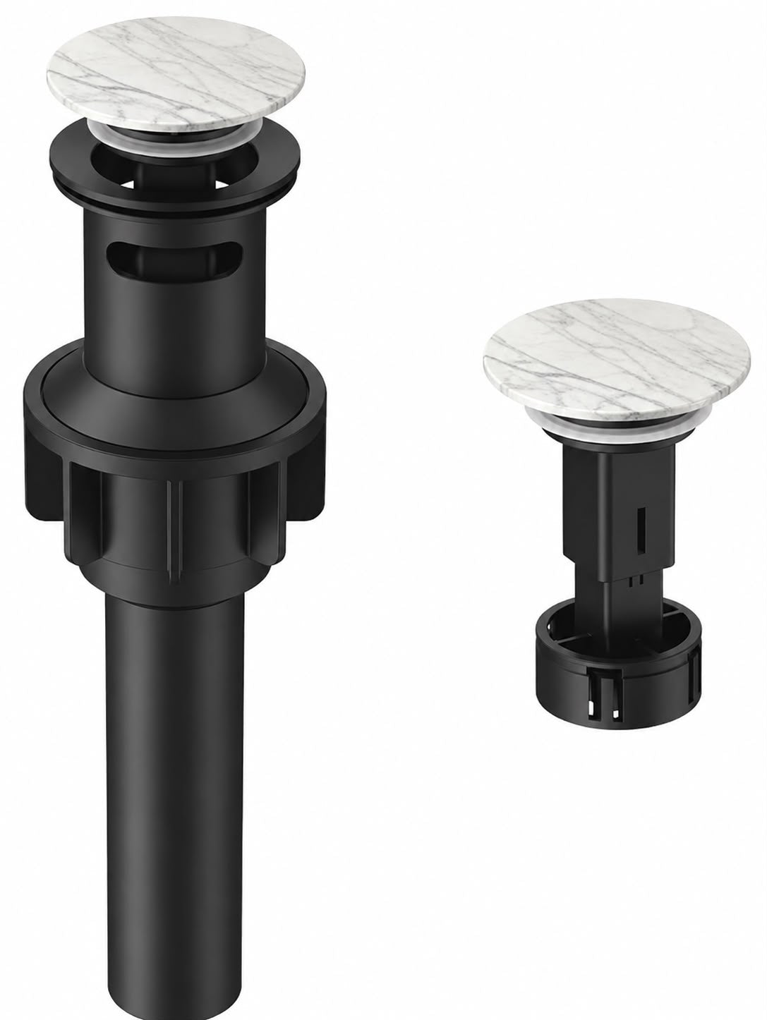 Desagüe Push para Lavabo con Tapa de Mármol