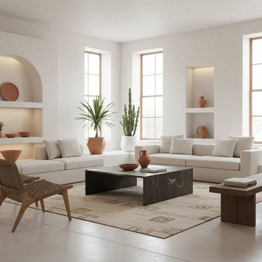 Mesa de Centro Mármol Gris - Oniko Stone